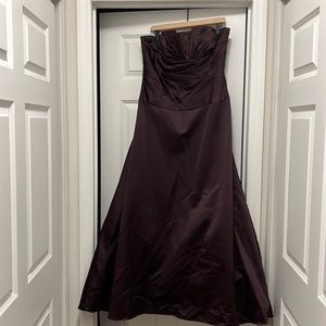 David’s Bridal Brown Dress